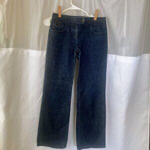 darkwash trouser jean, Ann Taylor, size 0, classic yet stylish